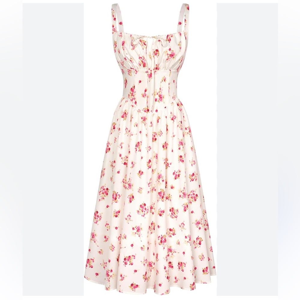 Scarlet Darkness Renaissance Cottage Dress